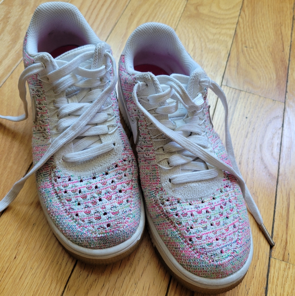 Pink Patterened Nike Air Forces
